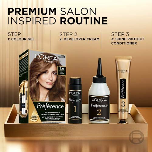 preference hair colour routine